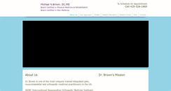 Desktop Screenshot of michaelnbrownmd.com